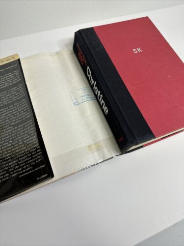 Stephen King Christine 1983 HCDJ First Edition 1st Printing VG+