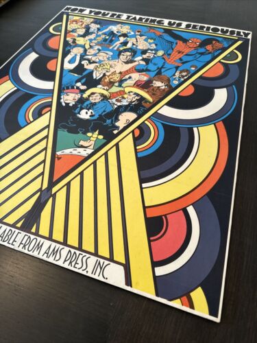 1973 AMS Press Marvel Comics Stan Lee Poster Ad “NOW YOU’RE TAKING US SERIOUSLY”