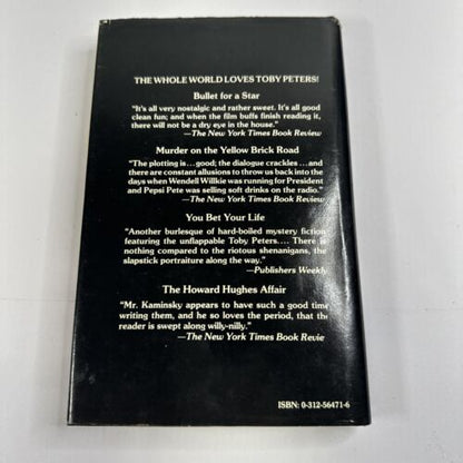 FIRST EDITION, A TOBY PETERS MYSTERY NEVER CROSS A VAMPIRE STUART KAMINSKY