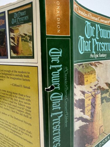 The Power That Preserves by Stephen Donaldson - 1977 - First Hardback Edition
