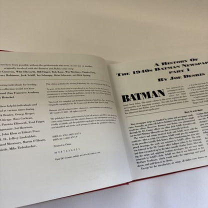 Batman: the Dailies (Sterling Publishing Co., Inc. April 2007)