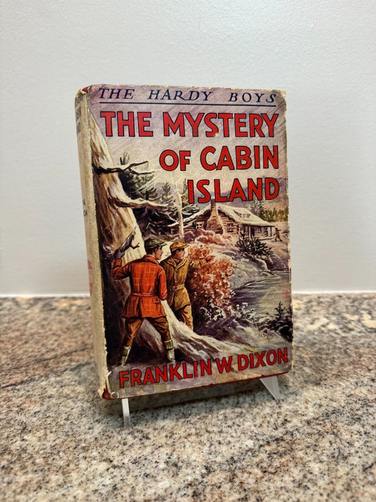 Franklin W. Dixon Hardy Boys #8 The Mystery of Cabin Island 1929 HCDJ First Ed.