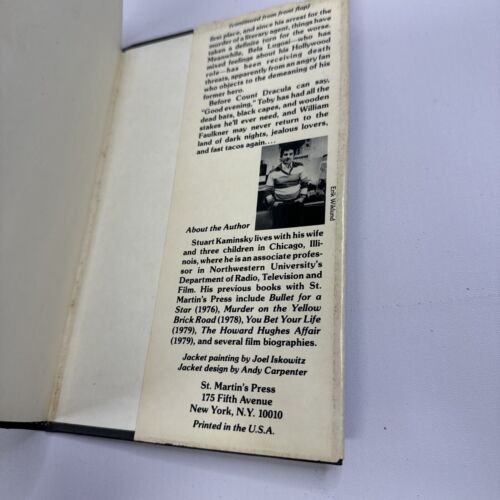 FIRST EDITION, A TOBY PETERS MYSTERY NEVER CROSS A VAMPIRE STUART KAMINSKY