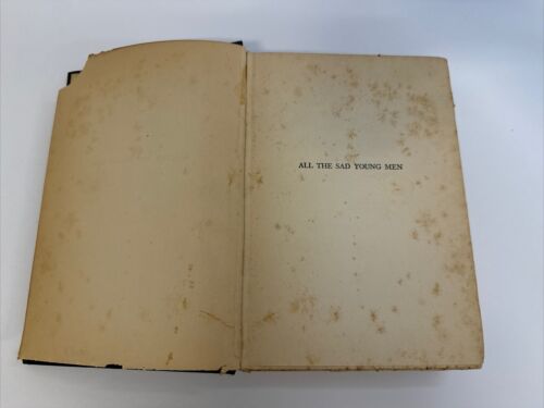 F. Scott Fitzgerald All the Sad Young Men 1926 HC First Edition G/VG