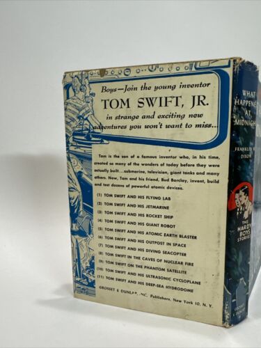 Hardy Boys Franklin W. Dixon, What Happened At Midnight, 1931 HC/DJ #10