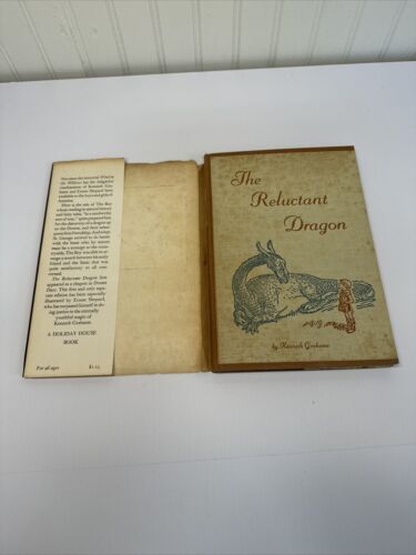 Kenneth Grahame The Reluctant Dragon 1938 HCDJ First Edition 1st Printing VG