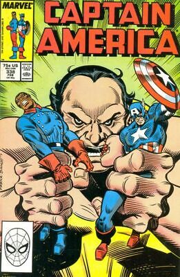Marvel Comics Captain America Vol 1 #338A 1988 7.0 FN/VF