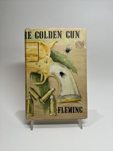 Ian Fleming The Man With The Golden Gun 1965 HCDJ UK First Edition 1st Print VG+