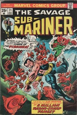 Marvel Comics Sub-Mariner Vol 1 #71 1974 5.0 VG/FN