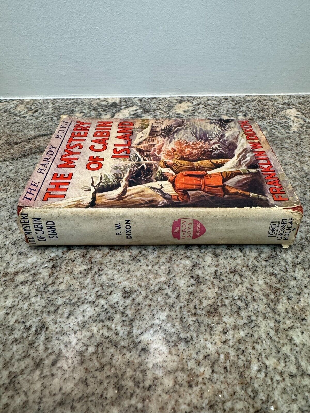 Franklin W. Dixon Hardy Boys #8 The Mystery of Cabin Island 1929 HCDJ First Ed.