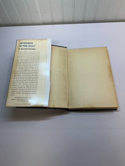 William Faulkner Intruder in the Dust 1948 HCDJ First Edition 1st Printing F/VF