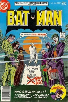 DC Comics Batman Vol 1 #291 1977 5.0 VG/FN 🔑