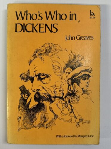 WHO'S WHO IN DICKENS By John Greaves - Paperback Early Printing