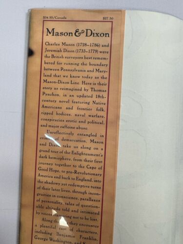 Mason & Dixon by Thomas Pynchon, First Edition · First Printing