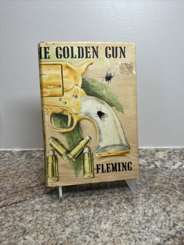 Ian Fleming The Man With The Golden Gun 1965 HCDJ UK First Edition 1st Print VG+