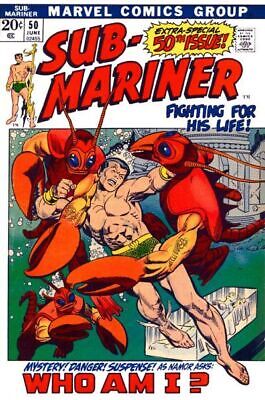 Marvel Comics Sub-Mariner Vol 1 #50A 1972 5.0 VG/FN 🔑