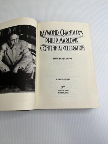 Raymond Chandler's Philip Marlowe: A Centennial Celebration First Edition VG