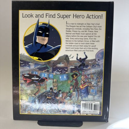 Vintage 1996 Look and Find BATMAN Book DC Comics Superhero HC VG First Edition
