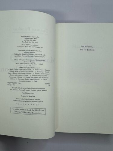Mason & Dixon by Thomas Pynchon, First Edition · First Printing