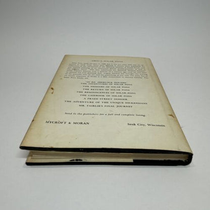 August Derleth Mr. Fairlie’s Final Journey 1968 HCDJ First Edition VG/VG