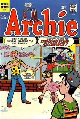Archie Comic Publications Archie Vol 1 #220 1972 5.0 VG/FN