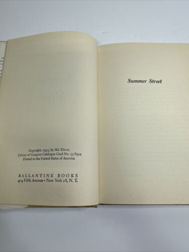 Summer Street, by Hal Ellson - 1953 - 1st Edition-Vintage Hardcover Book