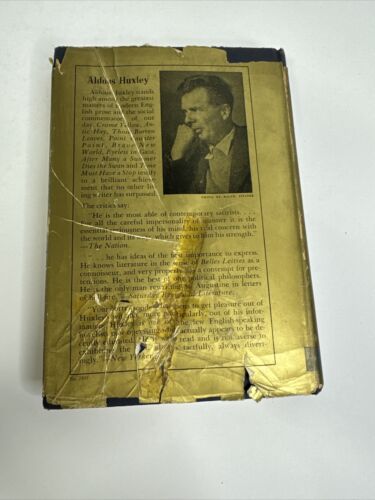 Ape And Essence Aldous Huxley TRUE First Edition Stated HCDJ G/VG