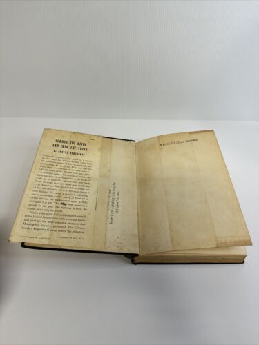 Ernest Hemingway Across the River and Into the Trees 1950 First Ed 1st Print "A"