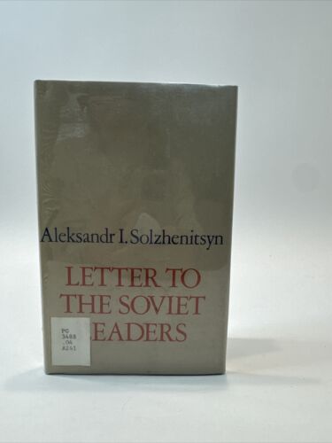 Letter to the Soviet Leaders by Solzhenitsyn, Aleksandr Isaevich