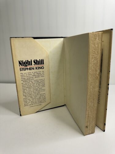 Stephen King Night Shift 1978 HCDJ BCE VG