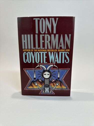 Tony Hillerman Coyote Waits 1990 HCDJ First Edition 5th Printing VG/F