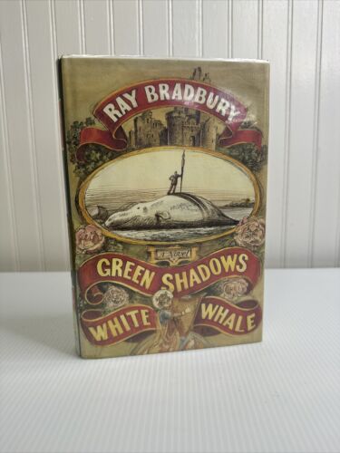 Green Shadows, White Whale by Ray Bradbury 1992 HCDJ Stated First Edition Ex-Lib