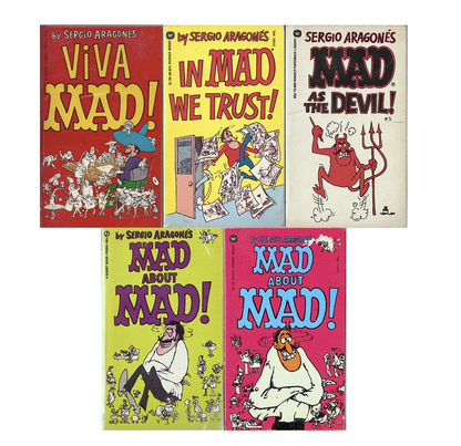 Choose Your Own MAD - MAD Paperback Books by Segio Aragones - G/VG